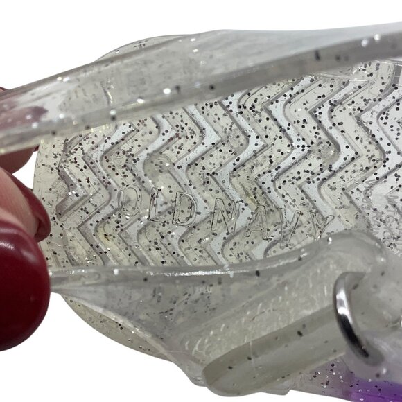 Old Navy Kids Glitter Jelly Sandals With Rainbow Design Toddler Size 7 - Picture 4 of 6